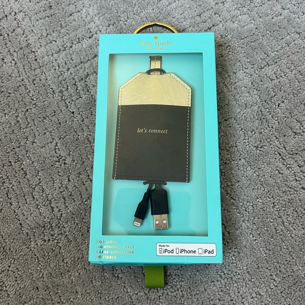 Kate Spade Portable Lighting Charging Cable for Apple Products